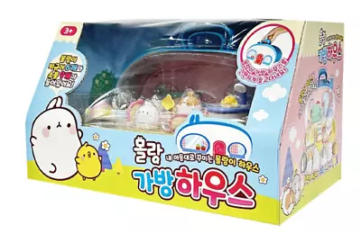 Molang Figure Bag House Korea Toy Role Play Set New Kroean Toy • $91.30