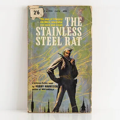 £6 • Buy HARRY HARRISON The Stainless Steel Rat - 1961 US Pyramid Books F672 1st Thus SF
