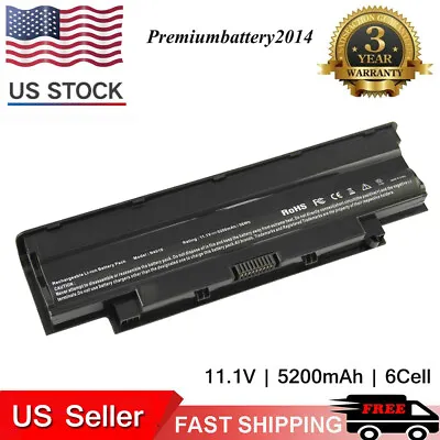  6 Cells Replace Battery For Dell Inspiron M5030 N3010 N4010 N5010 N7010 N5040 • $16.89