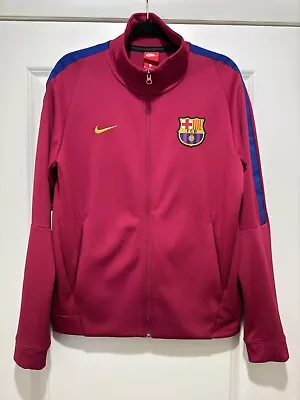 FC Barcelona Men’s MEDIUM Nike Pre Match Jacket Used  • $48