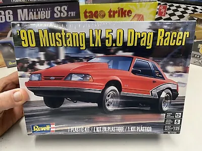 1/25 Revell '90 Mustang LX 5.0 Drag Racer 85-4195 F/S New Check Our Store 4 More • $29.99
