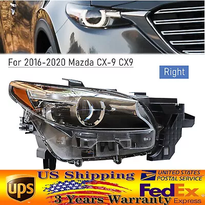 Right Passenger Side LED Headlight For Mazda CX-9 CX9 2016 2017-2020 W/o AFS • $292.60