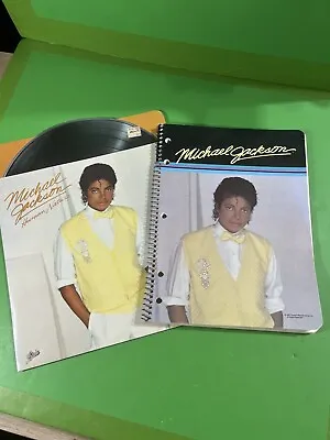 Michael Jackson Human Nature School Notebook And Folder 1983 Vintage • $20