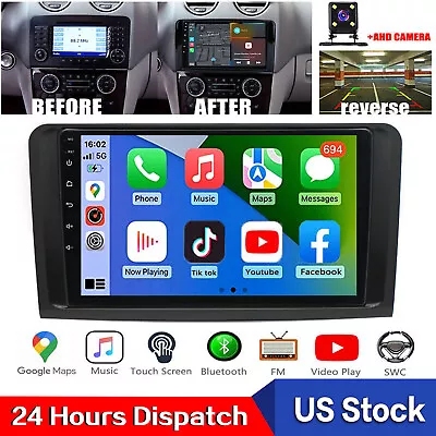 Android 13 For Mercedes Benz W164 Ml500 Gl350 Gl450 Gps Carplay Car Stereo Radio • $145.99