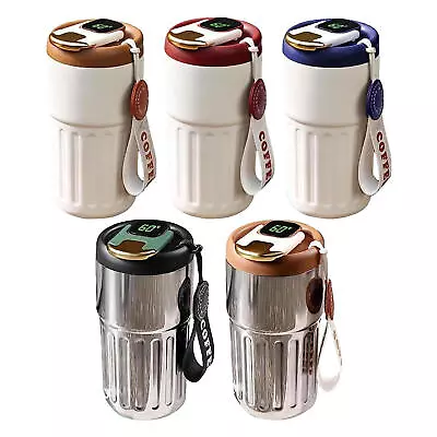 Coffee Thermos Smart Sports Water Bottle With LED Temperature Display Stainless  • $42.77