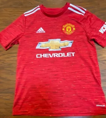 Manchester United Soccer Jersey Boys L 13-14  • $16.99