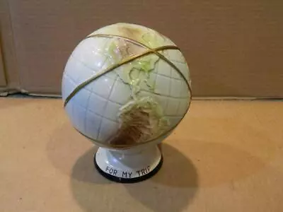 Vintage Ceramic World Globe 6  Still Bank  For My Trip  • $9.99
