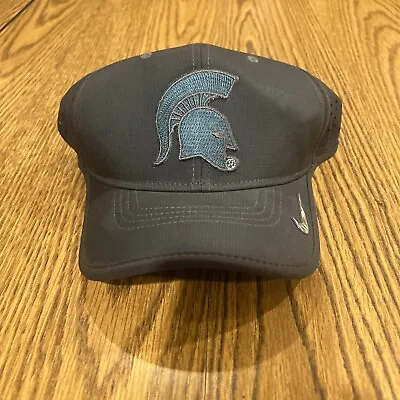 Michigan State University Spartans MSU Nike Strapback Hat Cap Gray • $14.39