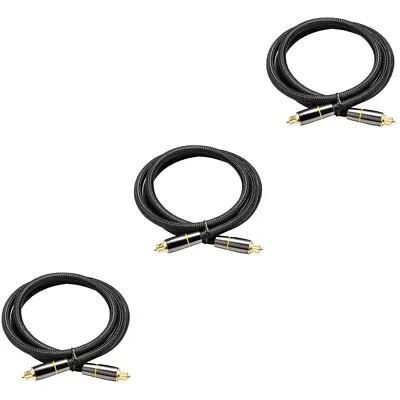 £20.50 • Buy  3 Count Optical Cable Game Console Speaker Cord Audio Line Output