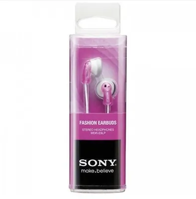 $18 • Buy Sony Stereo Headphones MDR-E9LP Pink New In Box - Free Tracked Postage AU Wide