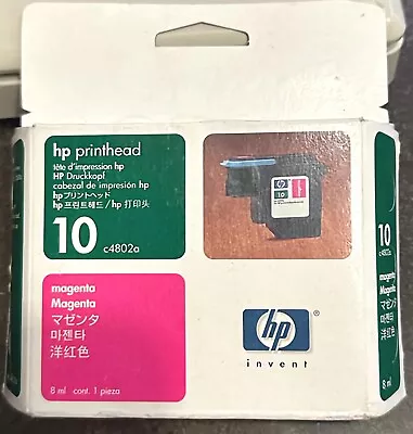 OEM Genuine HP 10 MAGENTA C4802A PRINTHEAD **NEW & SEALED • $24.95