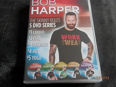 £8.99 • Buy Bob Harper Skinny Rules 5 DVD Workouts