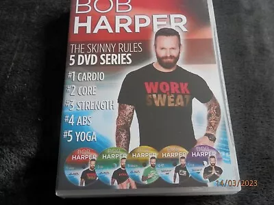 £8.99 • Buy Bob Harper Skinny Rules 5 DVD Workouts