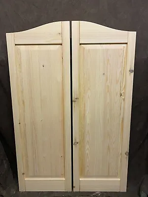 Saloon Western Style Swing Doors Solid Panel  Wild West Bar UK Listing T5 • £150