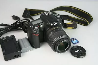 Nikon D90 DSLR Camera With Nikon VR 18-55mm F3.5-5.6 Lens - Top Camera  • $299
