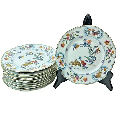 Set Of 12 Haviland Limoges GOLDEN QUAIL 7 5/8  Salad / Dessert Plates • £579.08