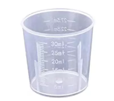  30ml Plastic Liquid Measuring Cups Kitchen Baking / Medicine Measure Tool • £4.99