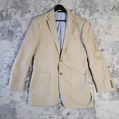 Marks And Spencer Linen Blend Blazer 38R Regular Casual Tailored Suite Jacket • £24.95