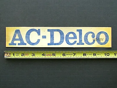  AC-Delco  Vintage Original Drag Racing Sticker Decal * NHRA U.S. NATIONALS INDY • $7.95