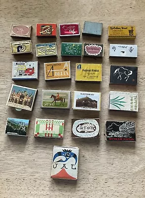 Vintage International Match Box Lot Matches Japan Petite Uk New Orleans Ephemera • $31