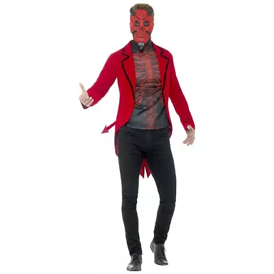 Day Of The Dead Devil Costume Red Costume Halloween Fancy Dress • $20.19