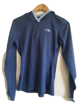 £4.99 • Buy North Face Women’s Base Layer With Hood. Blue Hiking/sport Top.