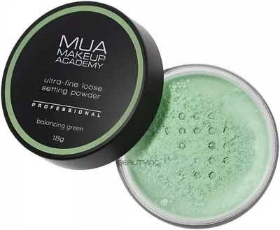 MUA Make Up Academy Professional Loose Setting Powder Balancing Green Face • £2.98