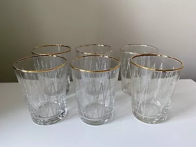 VINTAGE 1950s 1960s CHANCE GLASS ATOMIC SPUTNIK SHOT GLASSES • £20