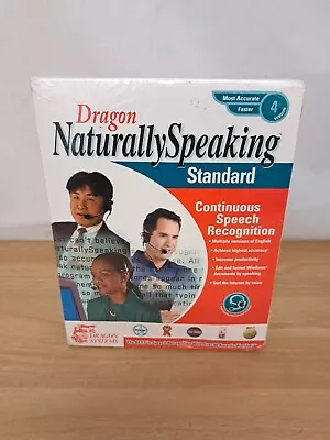 £24.99 • Buy Dragon Naturally Speaking Speech Recognition Software  Version 4 - Sealed