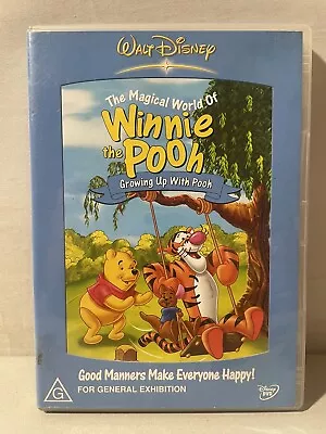 The Magical World Of Winnie The Pooh Growing Up With Pooh DVD PAL Region 4 LNC • £6.88