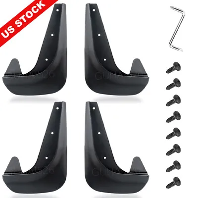 EVA Plastic Wearing Mud Flaps Splash Guards Fit For Car Front & Rear Fender • $15.96