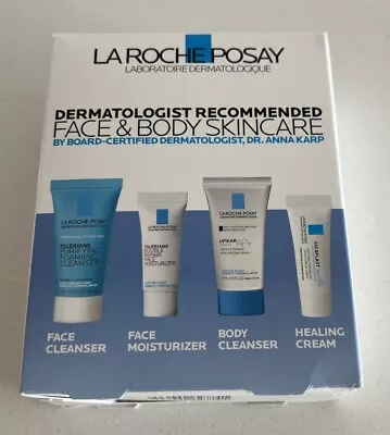 La Roche Posay 4pc Face & Body Skin Care Travel Size Cleanser Moisturizr Cream • $13.99