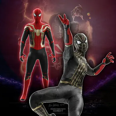US Spider-Man: No Way Home Bodysuits Jumpsuit Halloween Marvels Cosplay Costume • $15.19