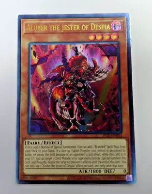 YuGiOh Aluber The Jester Of Despia OP20 EN003  NMint  Ultimate  Fast Ship • $25