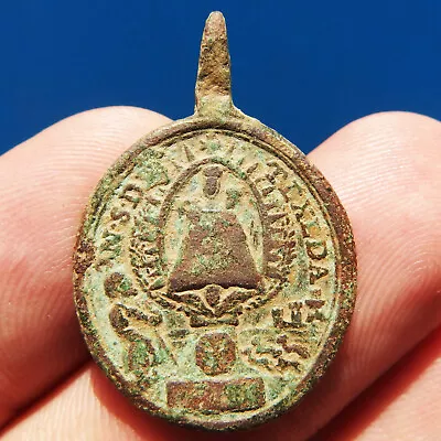 Antique St Simon De Rojas Religious Medal Old 18th Century Trinitarian Pendant • $75