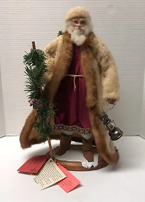 VTG SantaClaus (England 1889) Handcrafted Unique Original Artist Signed 17” Tall • $110