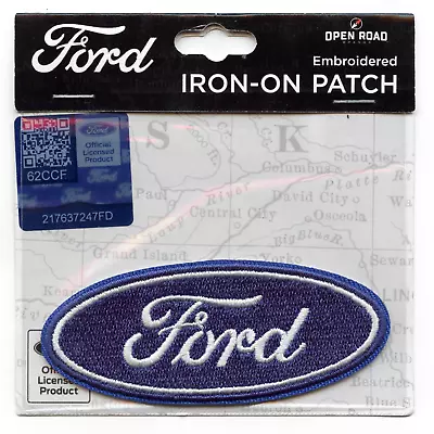 Ford Motor Company Logo Patch American Automotive Embroidered Iron On • $15.99