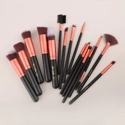Makeup Brushes Set Premium Skin Kalp Face Power Blush Eyeshadow Blending 16 Pcs • $34.95