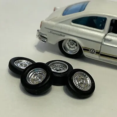 1:64 3d Printed  Centerline” Style Wheels And Tires For The VW Wide Five Drum. • $20
