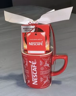 Red Nescafé Coffee Cup Gift Set • $20