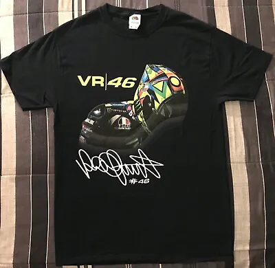VR46 Valentino Rossi T-shirt 9 Time World Champion MotoGP Men's M Black RARE • $20
