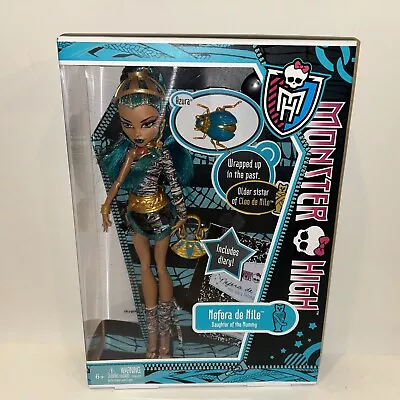 Monster High Doll Nefera De Nile 2011 With Diary • $279.99