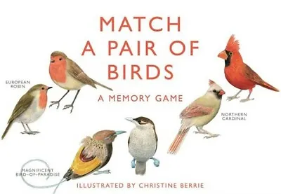 Match A Pair Of Birds: A Memory Game (Hardback Or Cased Book) • $15.54