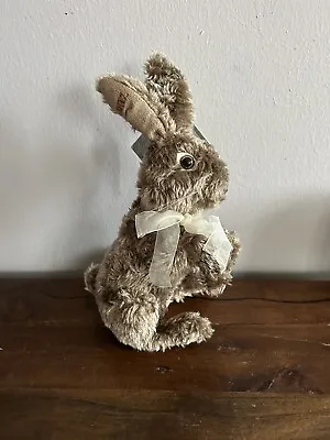 Ditz Designs Bunny Plush Classic Jack Rabbit Mottled Taupe Brown Fur 7” Easter • $24.99