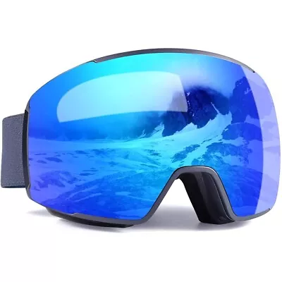 Ski Goggles Pro Magnetic Snowboard Snow Goggles For Women Men UV Protection • $20.99