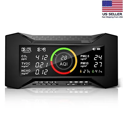 Air Quality Monitor Air-Guardian AQ  Indoor CO2 Monitor (PM2.5 PM10 CO2 VOC • $69.99