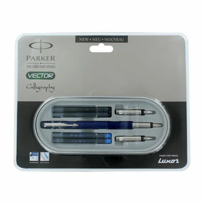 £20.33 • Buy Parker Vector Standard Blue CT Calligraphy Fountain Pen - FREE SHIPPING