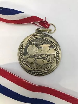 Swimming Medal Teacher Coach 16  Ribbon Die Cast Medal Choice Of Color • $3.95