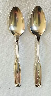 2 CP Hotels Oneida Silversmiths Restaurant Ware Spoons Canadian Pacific 1930's  • $1