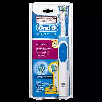 Oral-B Vitality Plus Floss Action Electric Rechargeable Toothbrush + 2 Brush • $36